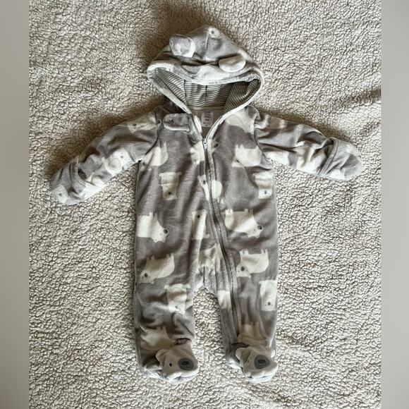 Carters Baby fleece jumpsuit - Picture 1 of 5